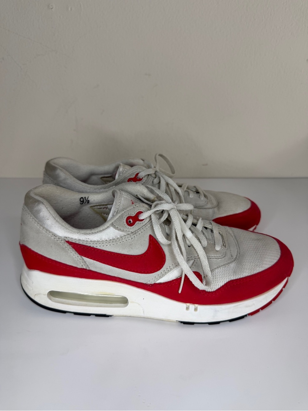Nike Air Max 1 86 OG Shoe Women’s 9.5 Big Bubble White University Red DO9844-100